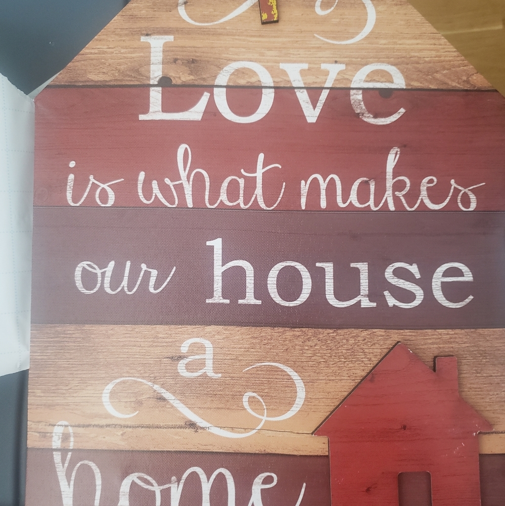 Home decor sign